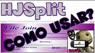 Como Usar O HJSplit 11/10/12 (Juntar Partes ISO) HD | #GAC's Tutoriais