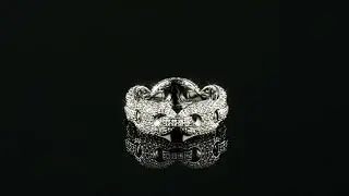 Gucci Bust Down Ring - Solid 925 Silver Band Mens Ladies