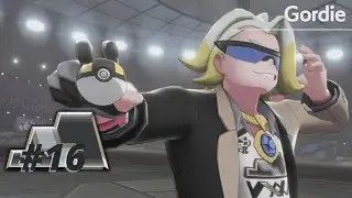Pokemon Sword Part 16 / Circhester Stadium / Rock Gym / Gym Leader Gordie / Dynamax Coalossal