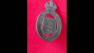 WW1 On War Service Badge - Herts at War