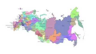 Population distribution in Russia (1950 -- 2022)