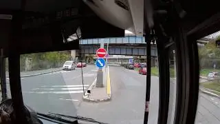 Jízda trolejbusem SOR TNB 12 na lince 58 Palmovka - Letňany