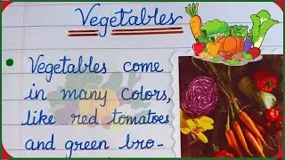 5 Lines Essay on Vegetables | Few Lines Short Essay on Vegetables | Vegetables 5 Lines | Vegetables🥕