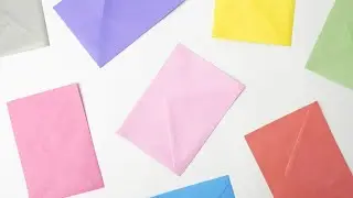 How to make || paper &ldquo;envelope&rdquo;       without glue ||