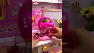 ASMR Hello Kitty Kitchen play set mini oven dimsum #asmrroleplay #asmrsounds