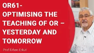 OR61: Optimising the Teaching of OR &ndash; Yesterday and Tomorrow