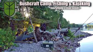 Bushcraft Angeln, Kochen, Camp, Lagerfeuer & Tactical Kajak