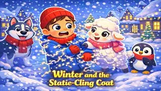 Winter and the Static-Cling Coat ⚡❄️ | Finn & Dolly Learn About Static | 3D Kids Cartoon