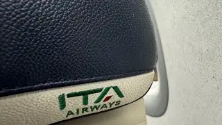 ITA Airways Euro Business Class A320 NEO CDG-FCO