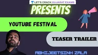 Youtube Festival | GPSC 2021 | Lets Crack Gujarat Exams | Unacademy | Abhijeetsinh Zala