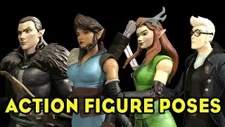 Critical Role Action Figure Poses