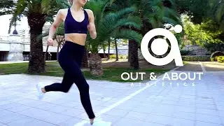 The AMI: High Waisted Leggings with Mesh / Out&About