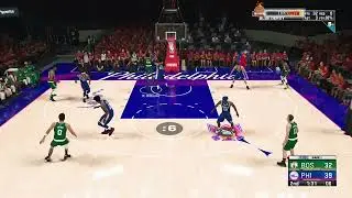 NBA 2k 22  clip on the Boston.