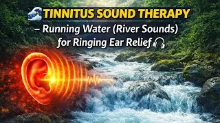 🌊 Tinnitus Sound Therapy &ndash; Running Water (River Sounds) for Ringing Ear Relief 🎧