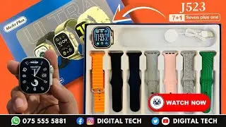 ЛУЧШИЕ БЮДЖЕТНЫЕ СМАРТ-ЧАСЫ? J523 - 7 Ultra 7-в-1 Watch | 📞 075 555 5881 | Настройка приложения M...
