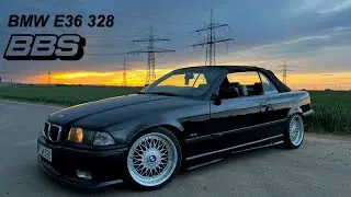BMW E36 328 Cabrio bekommt neue Felgen.. BBS RC090