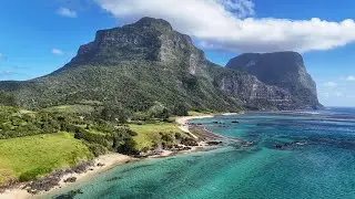Checking out the view from the hotel #CapellaLodge #LordHowe #LHI #Drone #☀️