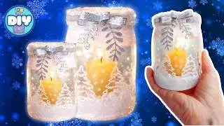 Idea Regalo Handmade 🎁 | Candela Invernale Elegante DIY
