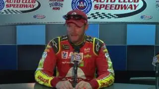2017 NASCAR Fontana Pre Race Earnhardt, Blaney, Newman Q&A