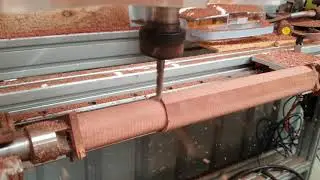 Rounding tool path on rotary axis.