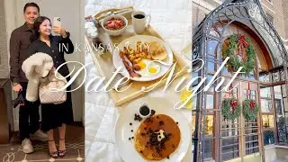 DATE NIGHT &hearts;️ | the most expensive suite, steak dinner, and breakfast in bed | KC