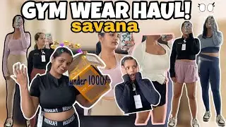 MY FIRST EXPERIENCE WITH SAVANA!! SAVANA GYM WEAR HAUL😍 UNDER 1000₹!!GYM WEAR FOR GIRLS #savana