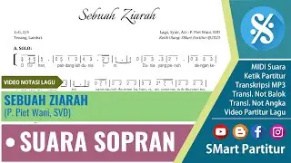 Lagu SEBUAH ZIARAH | MIDI Latihan Suara ALTO