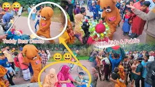 Teddy Bear Dance With Kids & Public 🤭 Everyone Goes Crazy | Teddy Bear Funny Video 2025 