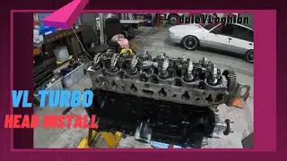 Holden VL Turbo Commodore RB30 Head Install