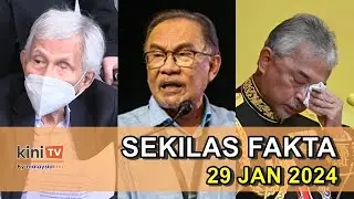 Daim diheret ke mahkamah serang PM, Anwar perjelas kenapa siasat kes lama, Agong sebak|SEKILAS FAKTA