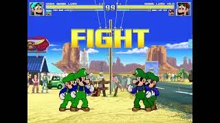 Batalha de MUGEN #353: SSB SSB4 Mama Luigi(New/Old) vs SSB Mama Luigi v2.0(Old/New)