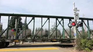 UP 792 Port Local Shoving, Sunrise Station Pedestrian Crossing, Rancho Cordova CA