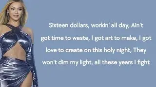Beyonc&eacute; - 16 Carriages (lyrics)