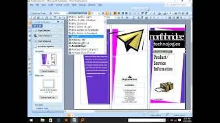 How to design brochures in publisher