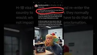 Trump H1b visa on TACO
