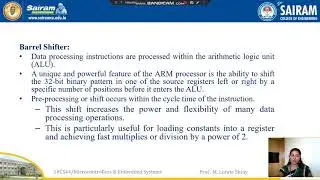 Lecture video 18CS44 module2 Move, Barrel shifter Lorate Shiny