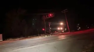 UP 8309 Intermodal Z-Train West, Hwy 91/Fontanelle St. Railroad Crossing, Blair NE
