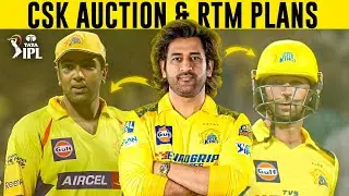CSK HUGE AUCTION PLANS REVEAL AND RTM CARD USED TO THIS BIG PLAYER|CSK RETENTION 2025|ipl|csk