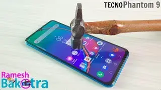 Tecno Phantom 9 Screen Scratch Test