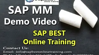 SAP MM ONLINE TRAINING | MM TRAINING VIDEOS | MM TUTORIALS | MM LIVE DEMO