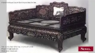 French Antique Opium Bed Empire Beds for Sale