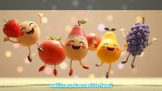 ผลไม้แสนอร่อยและมีประโยชน์ | เพลงสอนเด็ก 🎵