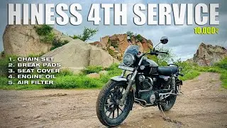 HONDA H’NESS CB350 4TH PAID SERVICE 😭 | गाड़ी कि SERVICE से ज्यादा COST ? 10000₹