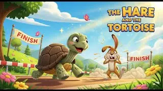 The Tortoise and the Hare | Moral Story for Kids | Slow and Steady Wins the Race