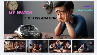 Class 11 Essay (My Watch) full explanation in hindi from Woven words with Animation 💫