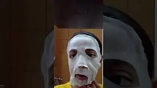 Lacto sheet face mask from blinkit please subscribe guyssss