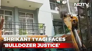 Bulldozers Raze Illegal Structure At Politician's Home In UP