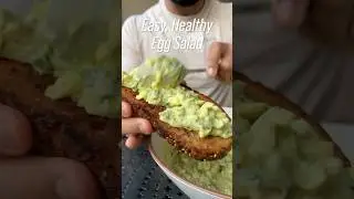 High Protein Egg Salad! 🥚🥑🥗 #food #shorts #highproteinrecipes