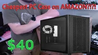 Cheapest PC case on Amazon $40?!?! Cooler Master Elite 301 Lite Review, PC Build and Unboxing!!!