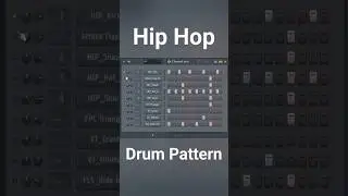 How To Make Hip Hop Drum Pattern In FL Studio 21🥁#flstudio #musicproducer #beatmaker #shorts